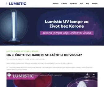 Lumistic.rs(UV dezinfekciona lampa) Screenshot