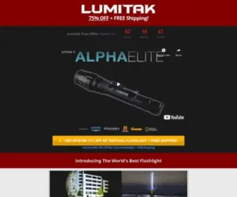 Lumitak.com(Incredible Lumitak Flashlight) Screenshot