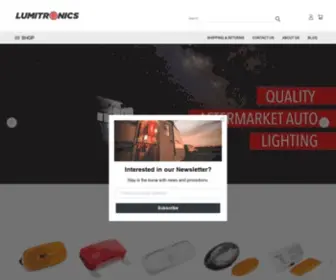 Lumitronics.store(Premium Aftermarket RV Lighting) Screenshot