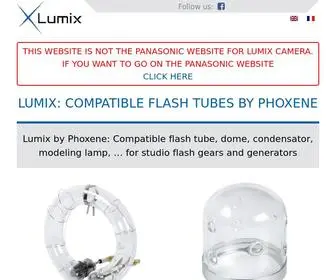 Lumix.com(Lumix Flash Tubes) Screenshot