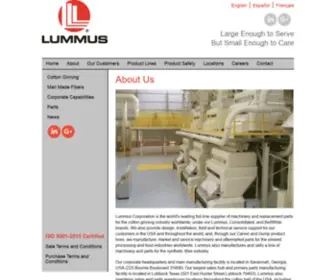 Lummus.com(Lummus Ag Technology) Screenshot