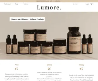 Lumore.co.uk(Skincare & Wellness) Screenshot