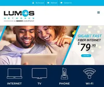 Lumosnetworks.com(Lumos Networks) Screenshot