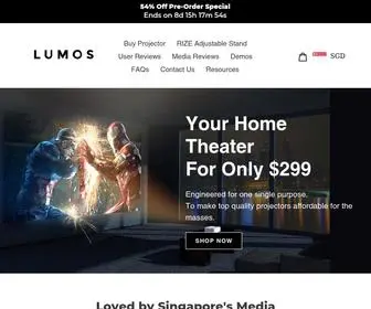 Lumosprojector.com(LUMOS Projectors) Screenshot