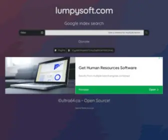Lumpysoft.com(Google Index Search) Screenshot