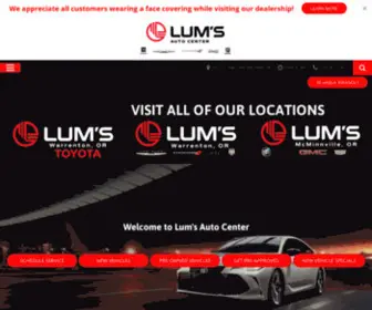 Lumsautocenter.com(Warrenton Toyota) Screenshot