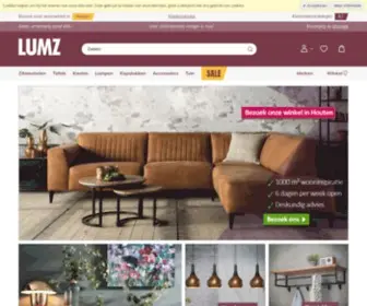 Lumz.be(Design meubels kopen) Screenshot