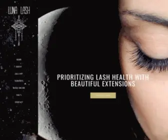 Luna-Lash.com(Luna Lash & Brow) Screenshot