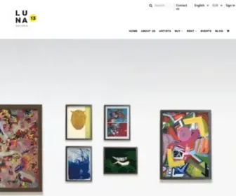 Luna13Galeria.com(Comprar y alquilar obras de arte contemporáneo) Screenshot