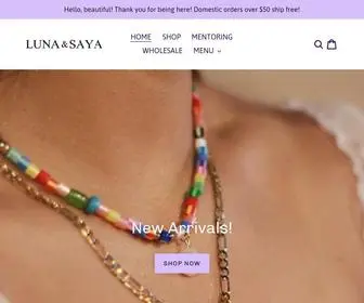 Lunaandsaya.com(Luna and Saya) Screenshot