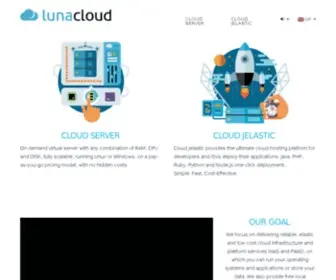 Lunacloud.com(Cloud Server and Cloud Storage) Screenshot