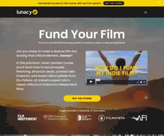 Lunacyu.com(Online Courses For Independent Filmmakers) Screenshot