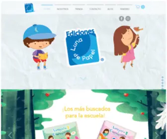 Lunadepapel.com.mx(Ediciones Luna de Papel) Screenshot