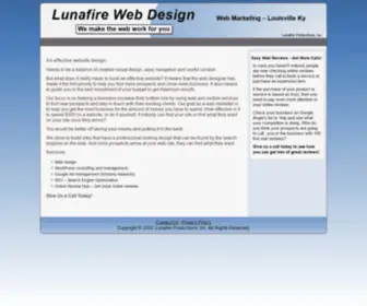 Lunafirewebdesign.com(Lunafirewebdesign) Screenshot