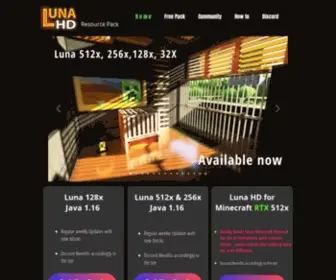 LunaHD.com(Resource Pack for Minecraft Java and RTX) Screenshot