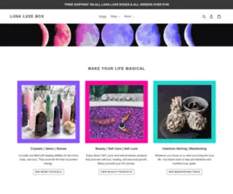 Lunaluxebox.com(Luna Luxe Box) Screenshot