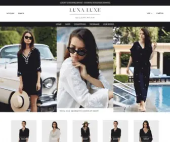 Lunaluxeresortwear.com(Luxury Resort Wear) Screenshot