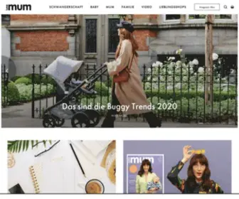 Lunamum.de(The first magazine for modern mums) Screenshot