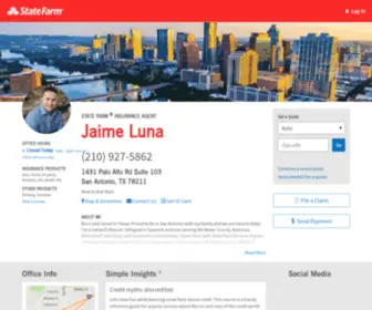 Lunanation.com(State Farm Insurance Agent Jaime Luna in San Antonio TX) Screenshot