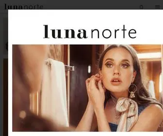 Lunanorte.com(Jewelry designed with love in California. Whether your style) Screenshot