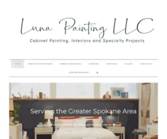 Lunapaintingspokane.com(Luna Painting LLC) Screenshot