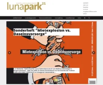 Lunapark21.net(Zeitschrift zur kritik der globalen ökonomie) Screenshot