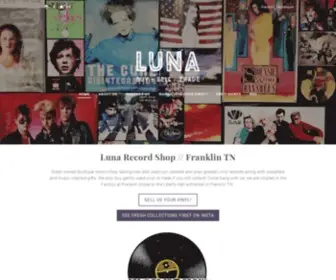 Lunarecordshop.com(Luna Record Shop) Screenshot