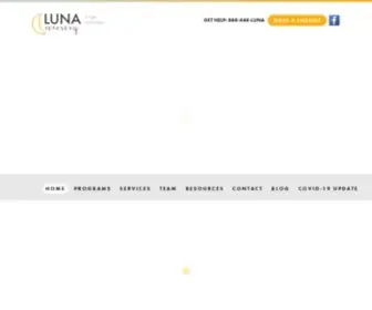 Lunarecovery.com(Luna Recovery Services) Screenshot