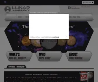Lunarembassy.com(The Lunar Embassy ®) Screenshot