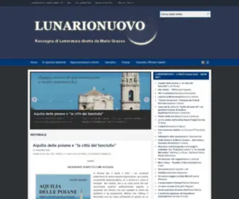 Lunarionuovo.it(Rassegna di Letteratura diretta da Mario Grasso) Screenshot