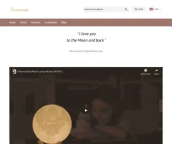 Lunarlamps.com(7 size Moon Lamp to choose with videos) Screenshot