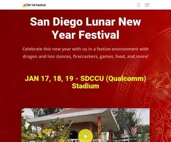 Lunarnewyearfestival.org(San Diego Lunar New Year Festival) Screenshot