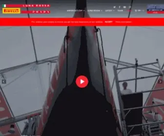 Lunarossachallenge.com(Luna Rossa Prada Pirelli Team) Screenshot