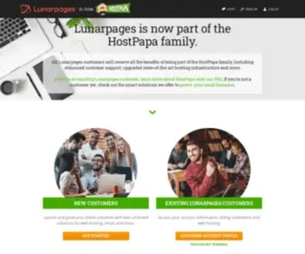 Lunarpages.co.uk(Small Business Web Hosting) Screenshot