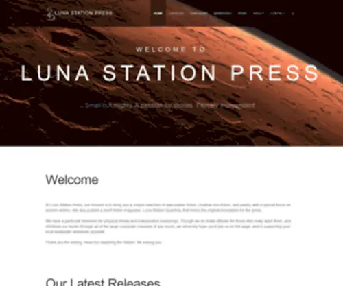 Lunastationpress.com(Luna Station Press) Screenshot