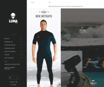 Lunasurf.co.uk(Surf shop) Screenshot