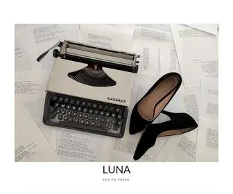 Lunatheblog.com(Pen to paper) Screenshot