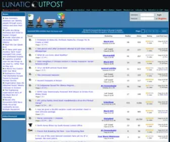 Lunaticoutpost.com(Discussion Forum) Screenshot