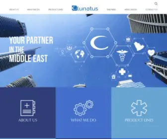 Lunatus-ME.com(Healthcare Marketing & Distribution Partner) Screenshot