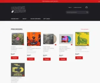 Lunchboxrecords.com(Lunchbox Records) Screenshot
