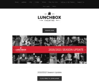 Lunchboxtheatre.com(Lunchbox Theatre) Screenshot