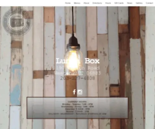 Lunchboxweston.com(Lunch Box) Screenshot