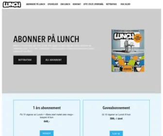 Lunchstriper.no(Lunch-abonnement) Screenshot