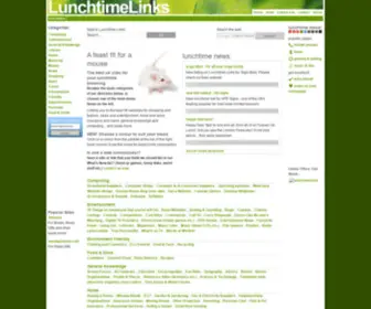 Lunchtimelinks.co.uk(Lunchtime Links) Screenshot