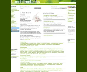 Lunchtimelinks.com(Lunchtime Links) Screenshot