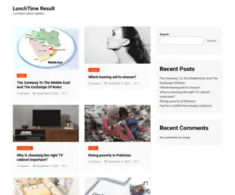 Lunchtimeresults.net(Lunchtimeresults) Screenshot
