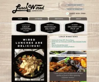 Lunchwired.com(Lunch Wired) Screenshot