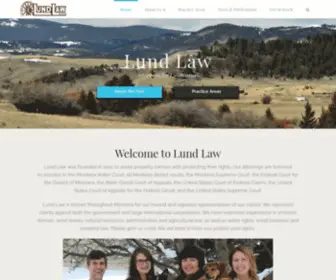Lund-LAW.com(Lund Law) Screenshot