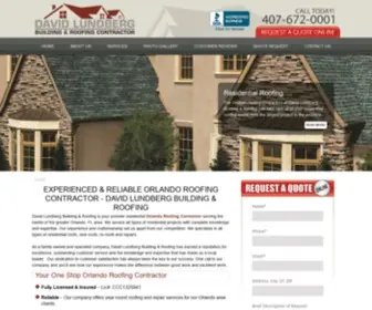 Lundbergroofing.com(David Lundberg Building & Roofing) Screenshot