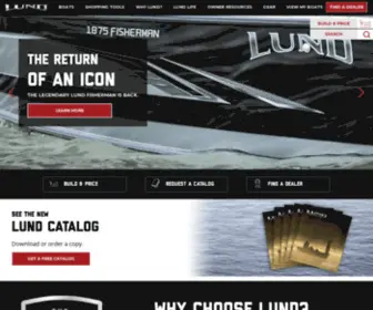 Lundboats.ca(Lund Boats) Screenshot